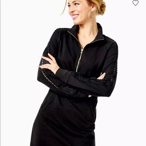 Lilly Pulitzer Skipper Solid Popover Dress 🤍🖤